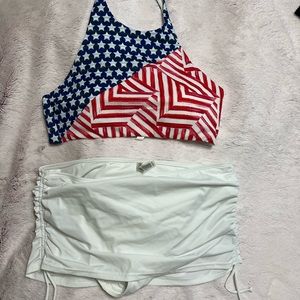 Victoria Secret Swimsuit size Large top and bottom